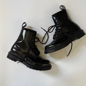 Dr. Martens 1460 Mono Patent Leather Lace Up Boot